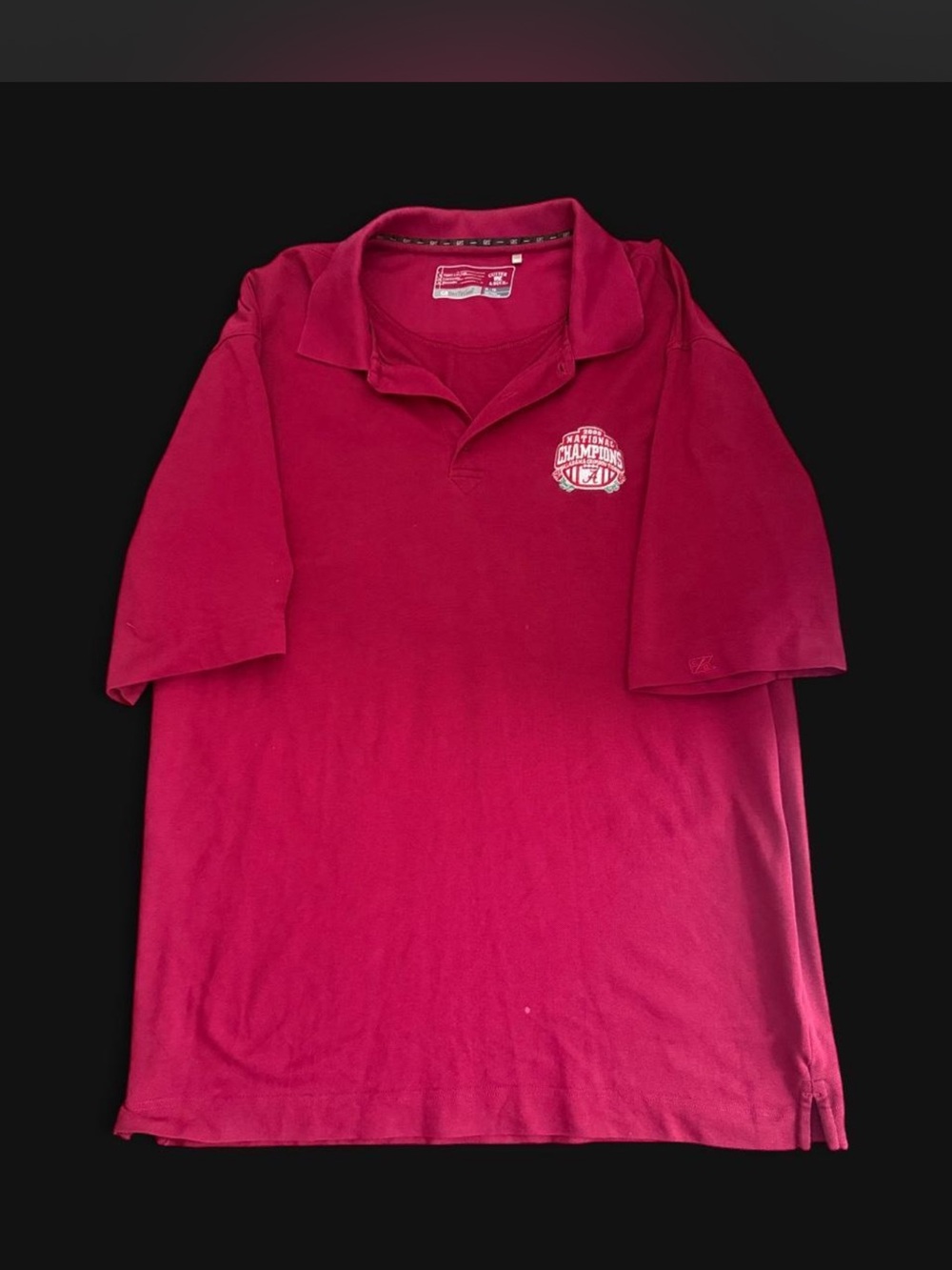 Cutter & Buck Burgundy Polo with Chest Patch
